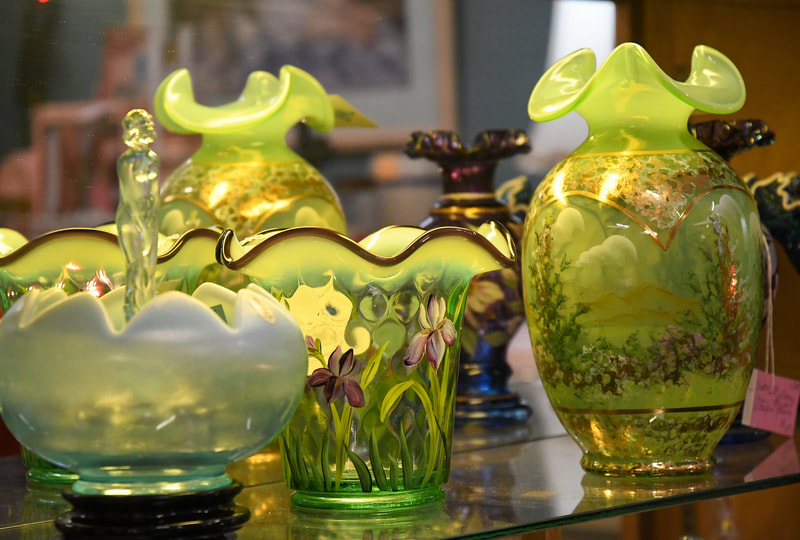 Collectibles from one of the booths in our showroom