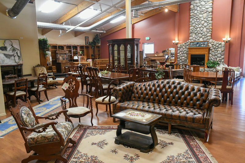 Antique furniture from our showroom